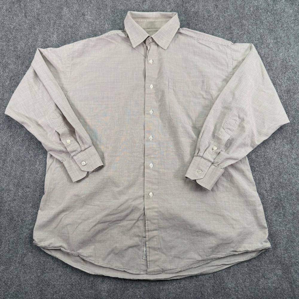 Vintage Gitman Bros Nordstrom Shirt Mens 16.5 33‎ Striped Cotton Dress Career